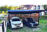 Гарний навіс 6х6м для Вашого автомобіля та відпочинку в приватному будинку, фото 6