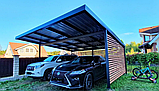Гарний навіс 6х6м для Вашого автомобіля та відпочинку в приватному будинку, фото 5