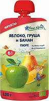 Fleur Alpine Organic Пюре Яблоко-груша-банан 6м+ (120 г)