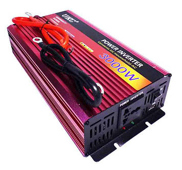 Перетворювач АС/DC 3000W 24V/220V UKC