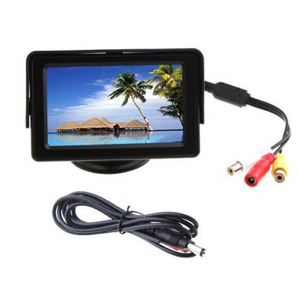 Автомонітор для камери заднього огляду 4.3 дюйма, фото 1