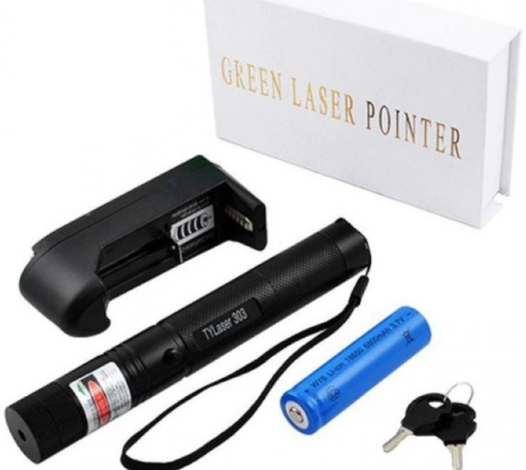 Лазерная указка Laser pointer Vkstar Jd303 Green с аккумулятором, цена