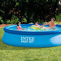 Бассейн надувной круглый Intex 28142 Easy Set Pool размер 396*84 см