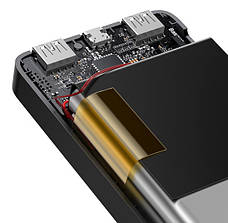 УМБ Power Bank (зовнішній акумулятор) Baseus Bipow Digital 20000 мАг 15 Вт Чорний (PPDML-J01), фото 6