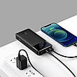 УМБ Power Bank (зовнішній акумулятор) Baseus Bipow Digital 20000 мАг 15 Вт Чорний (PPDML-J01), фото 7