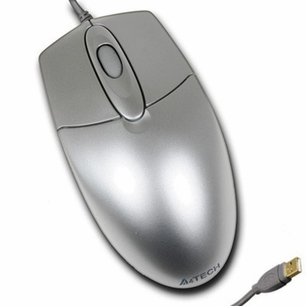 Мишка A4-tech OP-620D USB silver