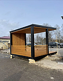 Бесідка з мангоальною зоною в сучасному стилі, фото 4