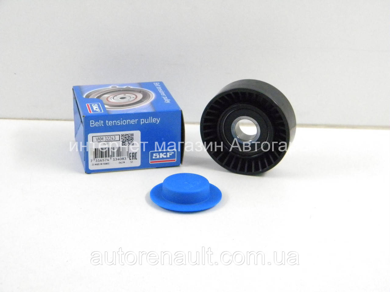 Ролик натяжителя ременя генератора Мерседес Спринтер 2.2/2.7 CDI 2000-2006 - SKF (Швеція) VKM32243
