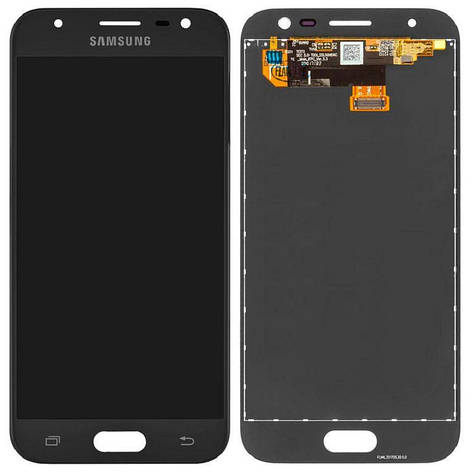 Дисплей Samsung Galaxy J3 J330 2017 с тачскрином, оригинал 100% Service Pack, Black, фото 2