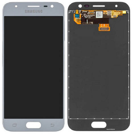 Дисплей Samsung Galaxy J3 J330 2017 с тачскрином, оригинал 100% Service Pack, Silver, фото 2