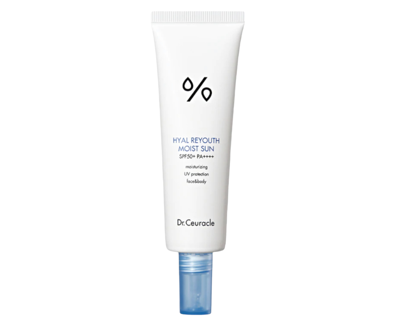 Dr.Ceuracle Hyal Reyouth Moist Sun SPF 50 / PA++++, 50 мл - Сонцезахисний зволожуючий крем