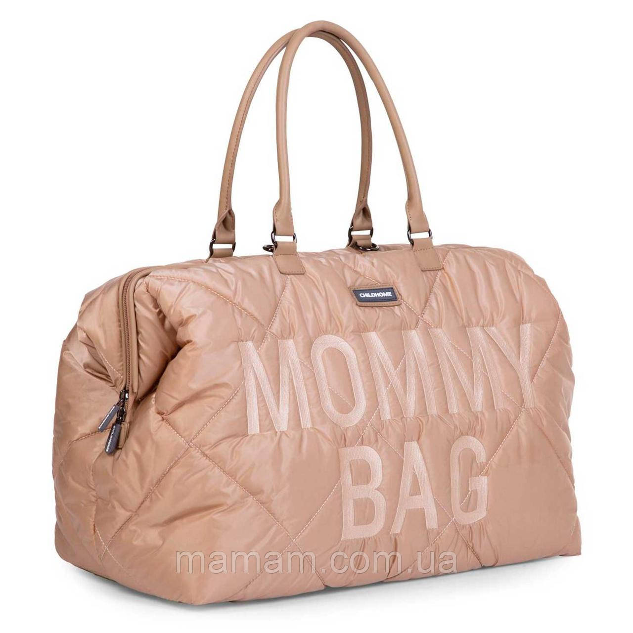 Сумка для мам Childhome Mommy Bag Puffered Beige, фото 1