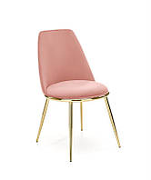 Розовый стул K460 ткань бархат (Halmar)