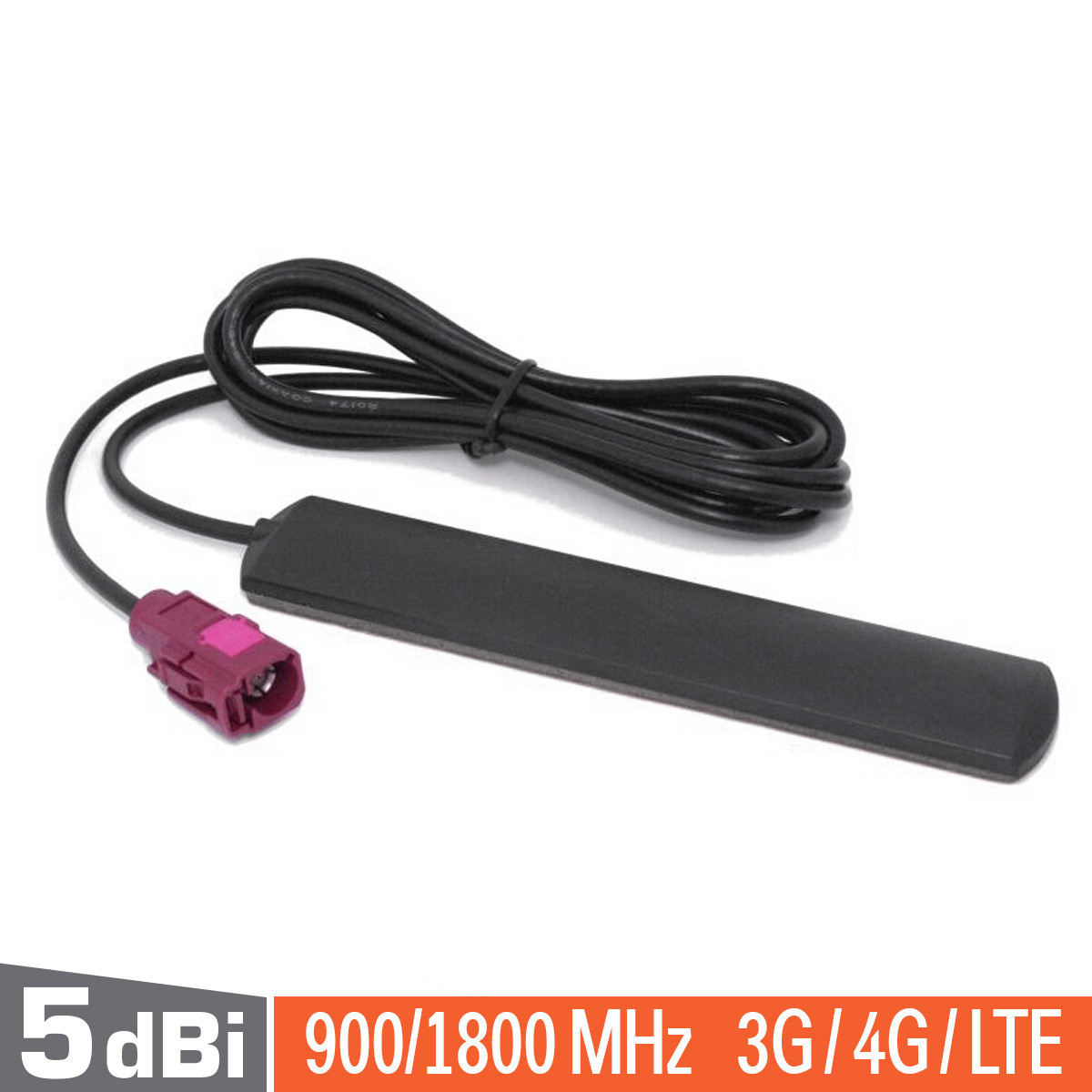 Антенна автомобильная GSM 3G/4G/LTE WiFi 5dBi FAKRA выносная внешняя универсальная 3 метра для авто магнитолы
