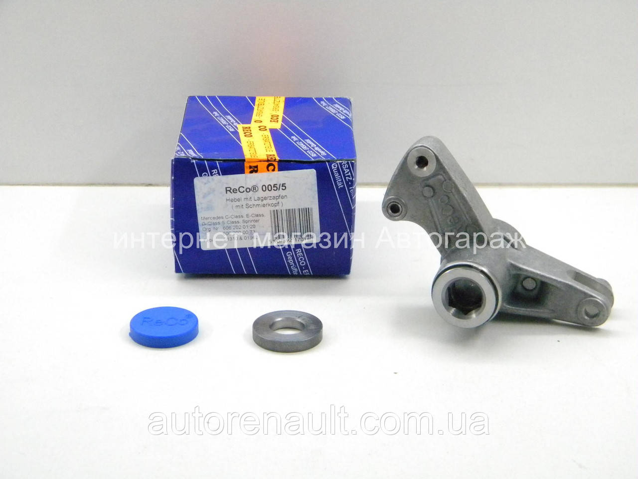 Коромисло натяжителя ременя генератора Мерседес Спринтер 2.3 D 1995-2000 RECO (Франція) RECO005/5, фото 1