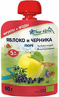 Fleur Alpine Organic Пюре Яблоко-черника 5м+ (90 г)