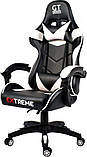 Крісло геймерське Extreme GT Компютерне крісло спортивне Кресло офисное компьютерное Стул игровой на колесах, фото 4