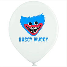 Латексна кулька з малюнком Huggy Wuggy Belbal білий 12" 30см 002 ТМ Star