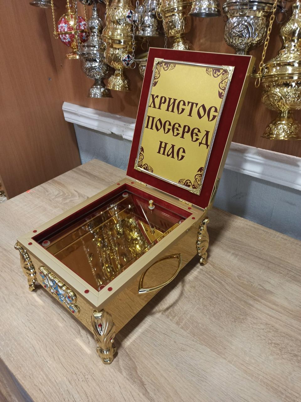 Ковчег із булату, виготовлений за спецзамовленням 26х21см., фото 1