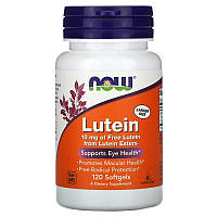 Лютеин для зрения NOW Foods "Lutein" 10 мг (120 гелевых капсул)