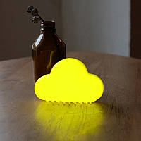 Ночник-светильник CLOUD Night LED Lamp "Тучка" на аккумуляторе (белый свет) пластик USB - Желтый