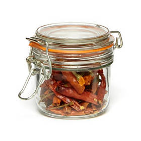 Банка із бугельним замком скляна 350 мл Econ round