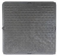 Люк квадратний чорний без замка