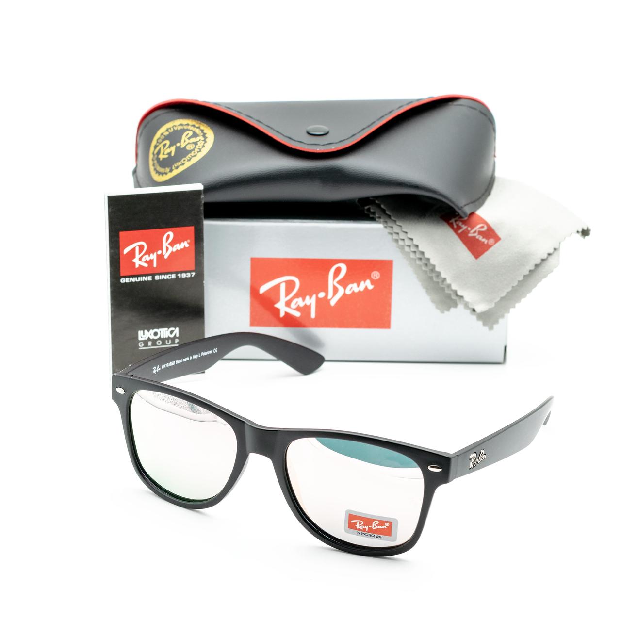 Окуляри Ray Ban Wayfarer дзеркальні (polarized), фото 1