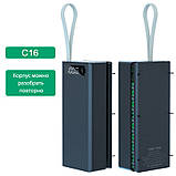 Корпус Повербанк C16 16*18650 5V-2,1A (по факту до 2,69А) powerbank 43200mAh, фото 4