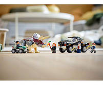 LEGO Jurassic World Напад трицератопсу на пікап 210 деталей (76950), фото 3