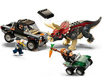 LEGO Jurassic World Напад трицератопсу на пікап 210 деталей (76950), фото 5
