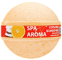 Солевая бомбочка для ванн "Апельсин и кокосовое масло" Bioton Cosmetics Spa & Aroma Bath Bomb