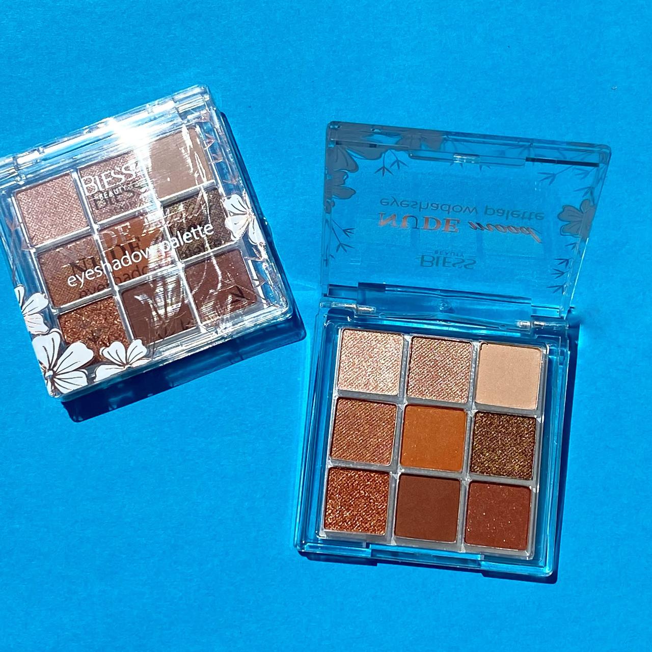 Тіні для повік Bless Beauty Nude Mood, 9 відтінків №1, фото 1