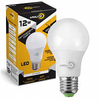 LED лампа UNILITE A60 12W E27 4000K (UL-111150)