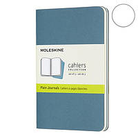 3 блокнота Moleskine Cahier маленьких голубых CH013B44