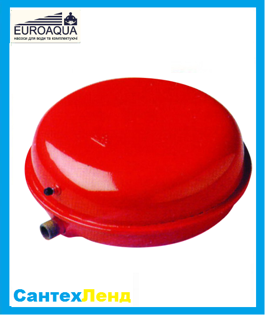 Плоский розширювальний бак euroaqua 8 літрів