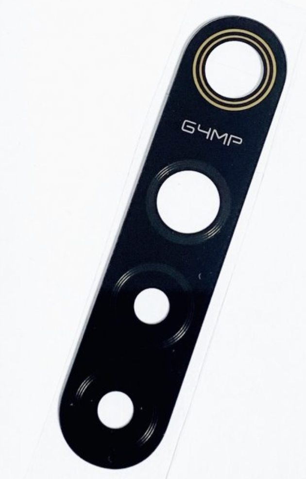 Скло камери для Realme 5 Pro/Realme 6/Realme 6i/Realme X50/Realme X50 Pro, колір чорний