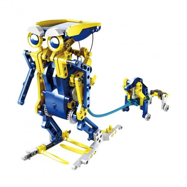 Детский конструктор Робот на солнечных батареях 11 в 1 с болтами и гайками Солнечный робот детский KKC