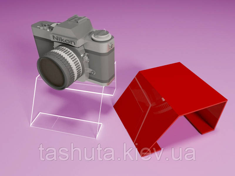 Купить Подставка под фотоаппарат 100х40х80 мм (Материал : Прозрачный ...