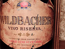 Вино 1969 року Wildbacher Reserva Італія, фото 2