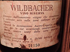 Вино 1969 року Wildbacher Reserva Італія, фото 3
