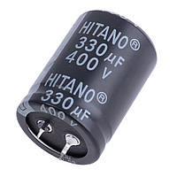 330uF 400V ELP 30x40mm (ELP331M2GBA-Hitano) (электролитический конденсатор) Hitano