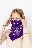 ⭐Бандана класична фіолетова, фото 4
