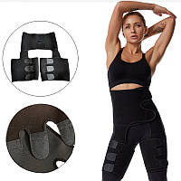 Пояс для схуднення та корекції фігури Adjustable One Piece Waist Band Black L\XL