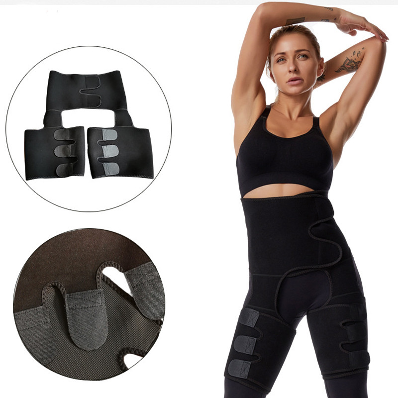 Пояс для схуднення та корекції фігури Adjustable One Piece Waist Band Black L\XL - фото 1 - id-p1624210845