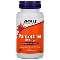 Pantethine 300 mg NOW (60 капсул)