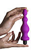 Анальна пробка з вібрацією Adrien Lastic Bullet Amuse Purple, макс. діаметр 3,9 см, фото 4
