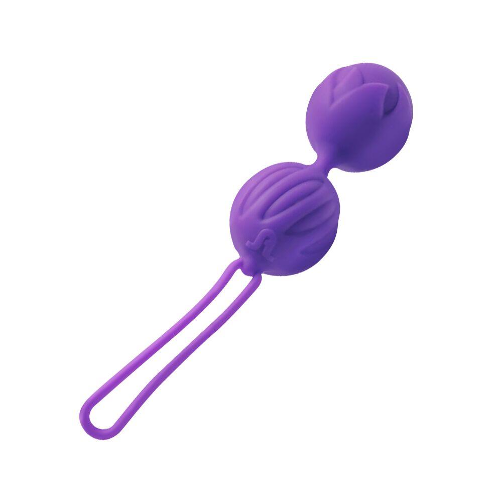 Вагінальні кульки Adrien Lastic Geisha Lastic BIG Balls Violet (L), діаметр 4см, вага 90гр