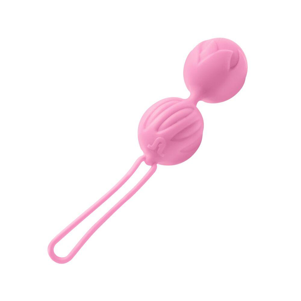 Вагінальні кульки Adrien Lastic Geisha Lastic Balls Mini Pink (S), діаметр 3,4 см, вага 85гр, фото 1