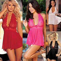 Прозорий пеньюарчик із мереживом